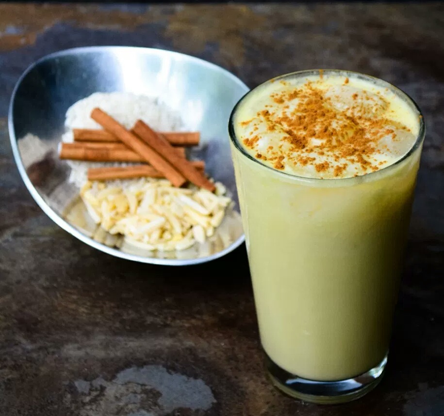 This horchata inspired drink is as unique as the ackee fruit used to make it, #vegan